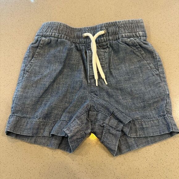 GAP Other - Baby Gap Denim Color Pull Up Style Shorts Size 12-18 Months